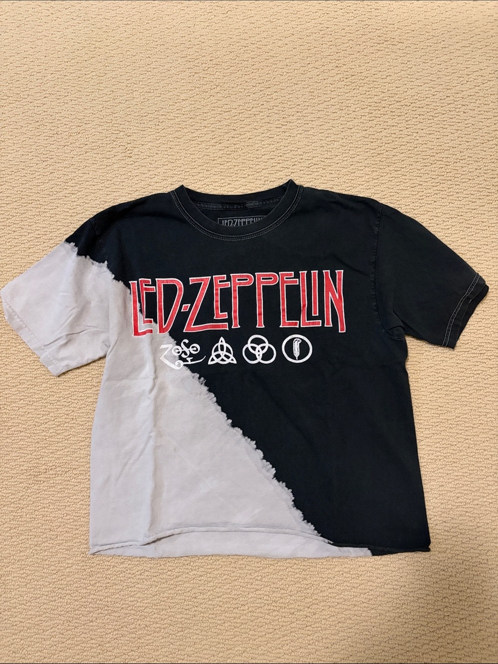 Official Merch | Two-Tone Led Zeppelin Band Tee